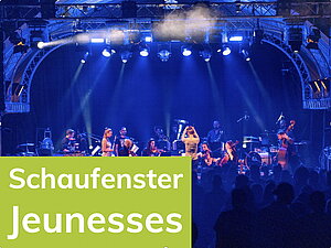 "Schaufenster Jeunesses": Orchester im Treppenhaus "Disco"